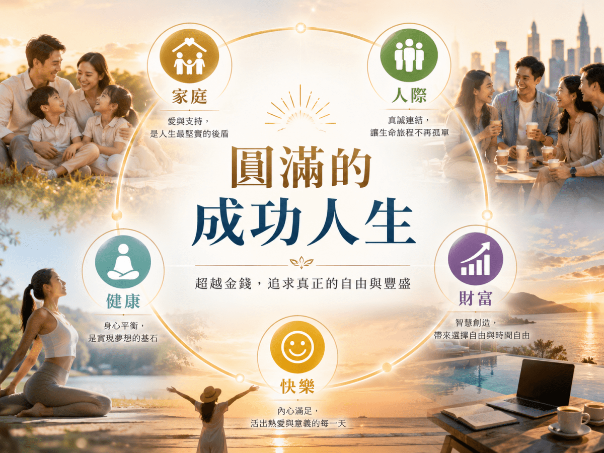 打造全方位「圓滿的成功人生」